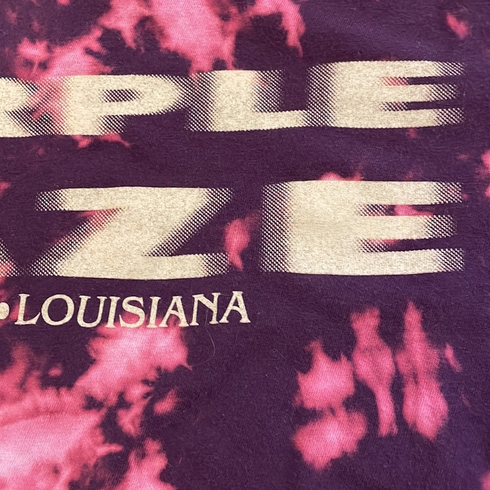 Abita Beer - Custom Tie-Dyed - Purple Haze T-shirt - Upcyle - ONE OF A KIND 🍄‍🟫 - Picture 9 of 11